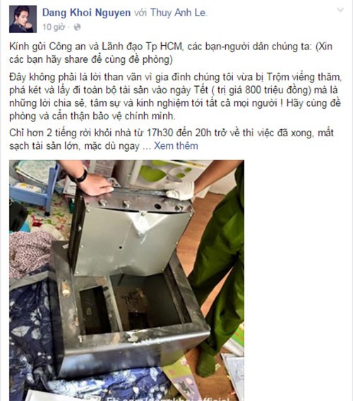 Nha ca si Dang Khoi mat trom 800 trieu trong dip Tet-Hinh-3